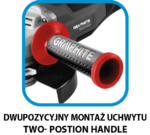 125mm bezkartáčová uhlová brúska Energy+ 0-9200/min-1, bez batérie 58GE142 – Obrázok 10