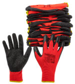 Pracovné rukavice, polyester s latexovým povlakom (krincle),3121X, veľkosť 10 97-645-10 – Obrázok 7
