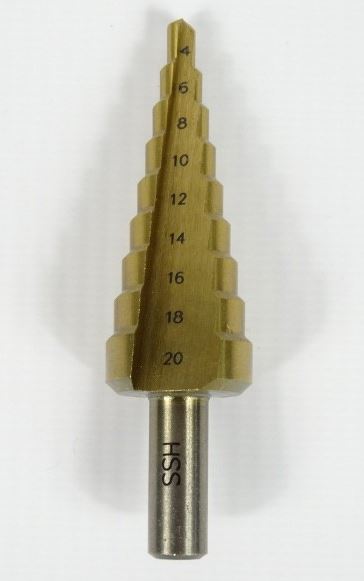 Stupňovitý vrták 4-20mm OW152
