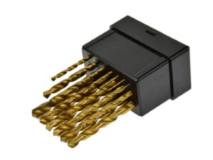 Vrtáky do kovu 1-10mm 19ks HSS TiN G38244