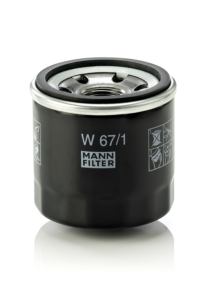 W_67.1 Olejový filter MANN-FILTER W 67/1 – Obrázok 1