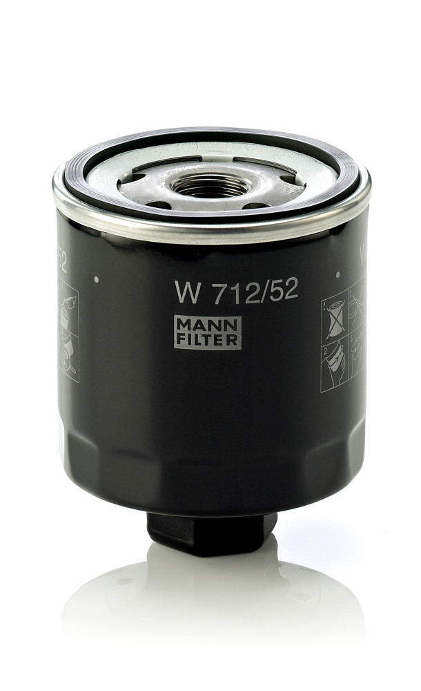 W_712.52 Olejový filter MANN-FILTER W 712/52 – Obrázok 1