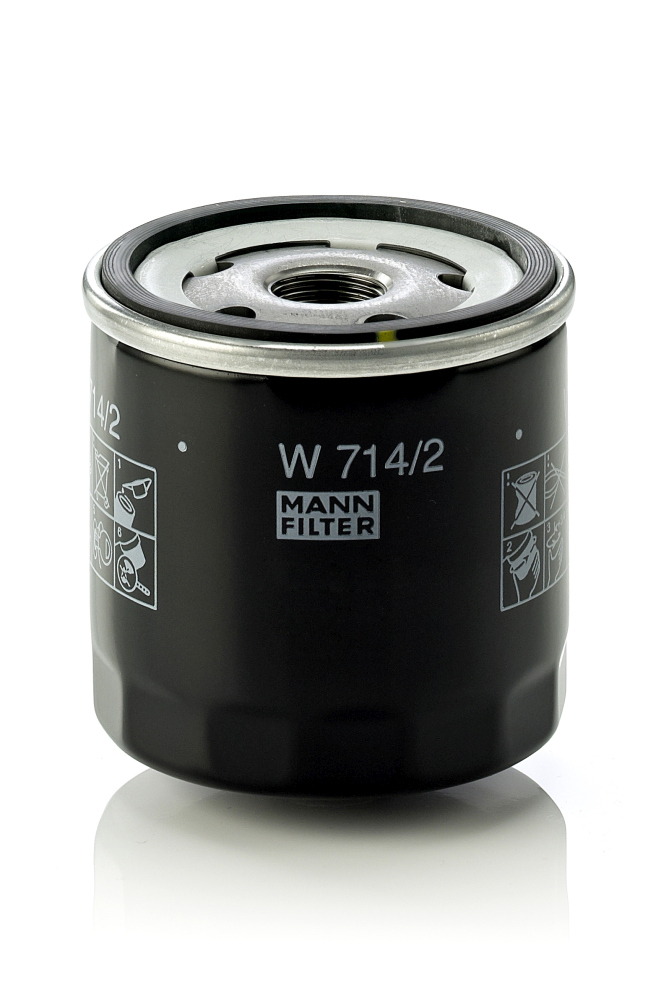 W_714.2 Olejový filter MANN-FILTER W 714/2 – Obrázok 1