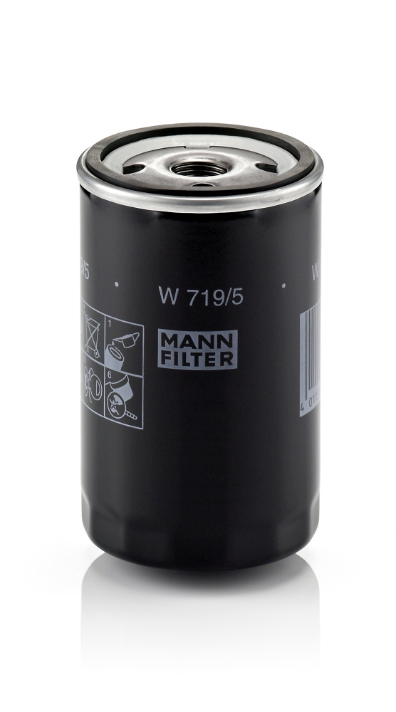 W_719.5 Olejový filter MANN-FILTER W 719/5 – Obrázok 1
