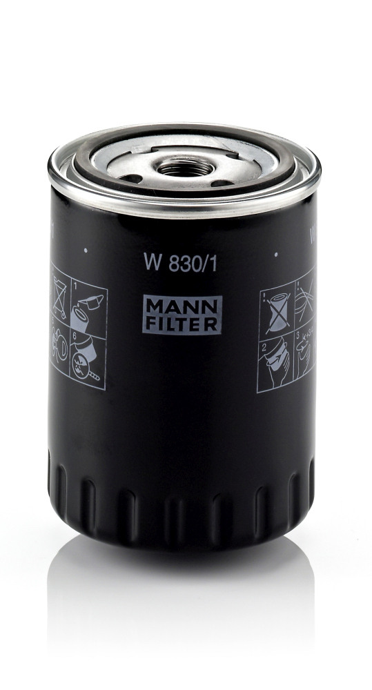 W_830.1 Olejový filter MANN-FILTER W 830/1 – Obrázok 1