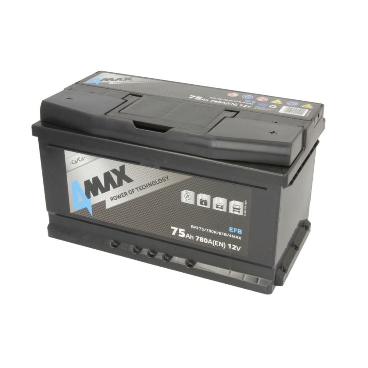 Akumulátor 4MAX AKUMULÁTORY BAT75/780R/EFB/4MAX